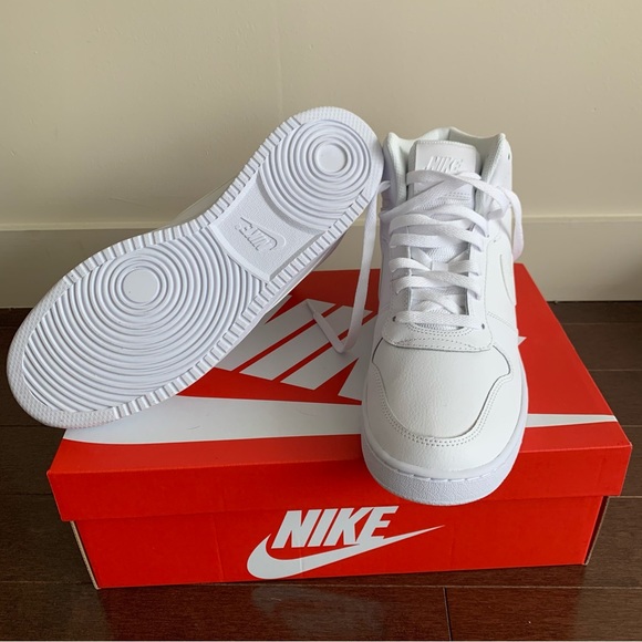 Nike Ebernon Mid. Size Men’s 9.5. Classic white. - Picture 2 of 5